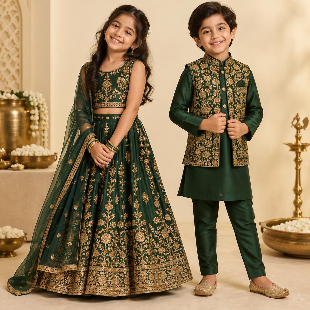 Little Emerald Celebration Dress